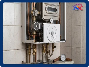 بررسی چراغ وضعیت الایدی و تنظیم عقربه مانومتر پکیج بوتان مدل کالدا ونزیا