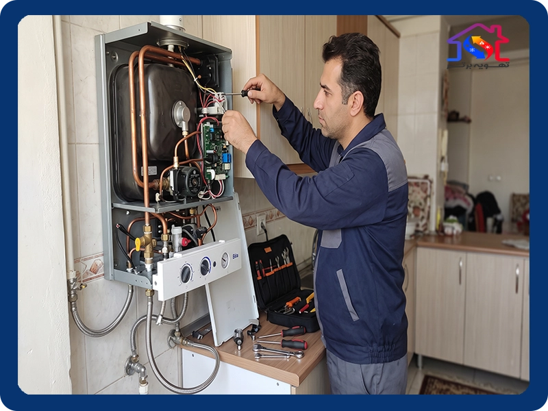 بررسی و عیب یابی دلایل گرم نشدن آب پکیج بیتا